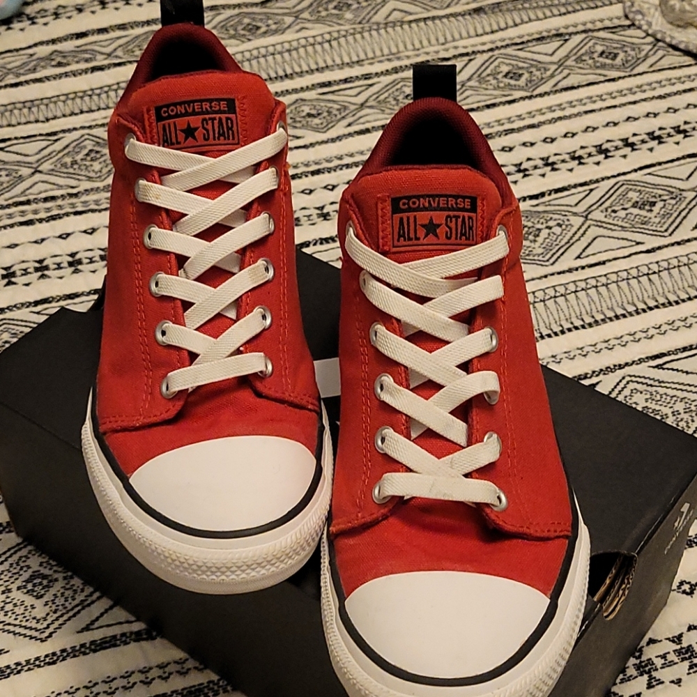Converse All Star Ollie Red Slip Stretch Laced Sli